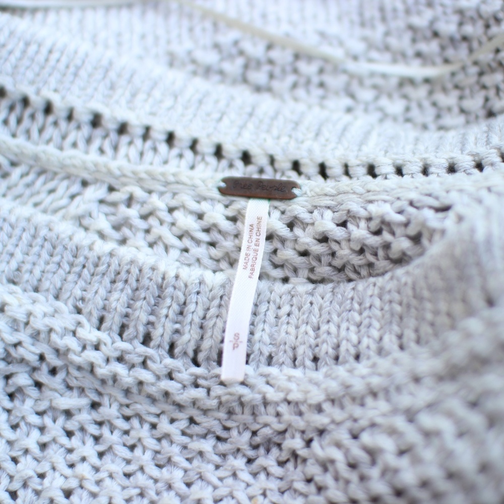 Free People Crochet Oversize Sweater - Picture 5 of 5